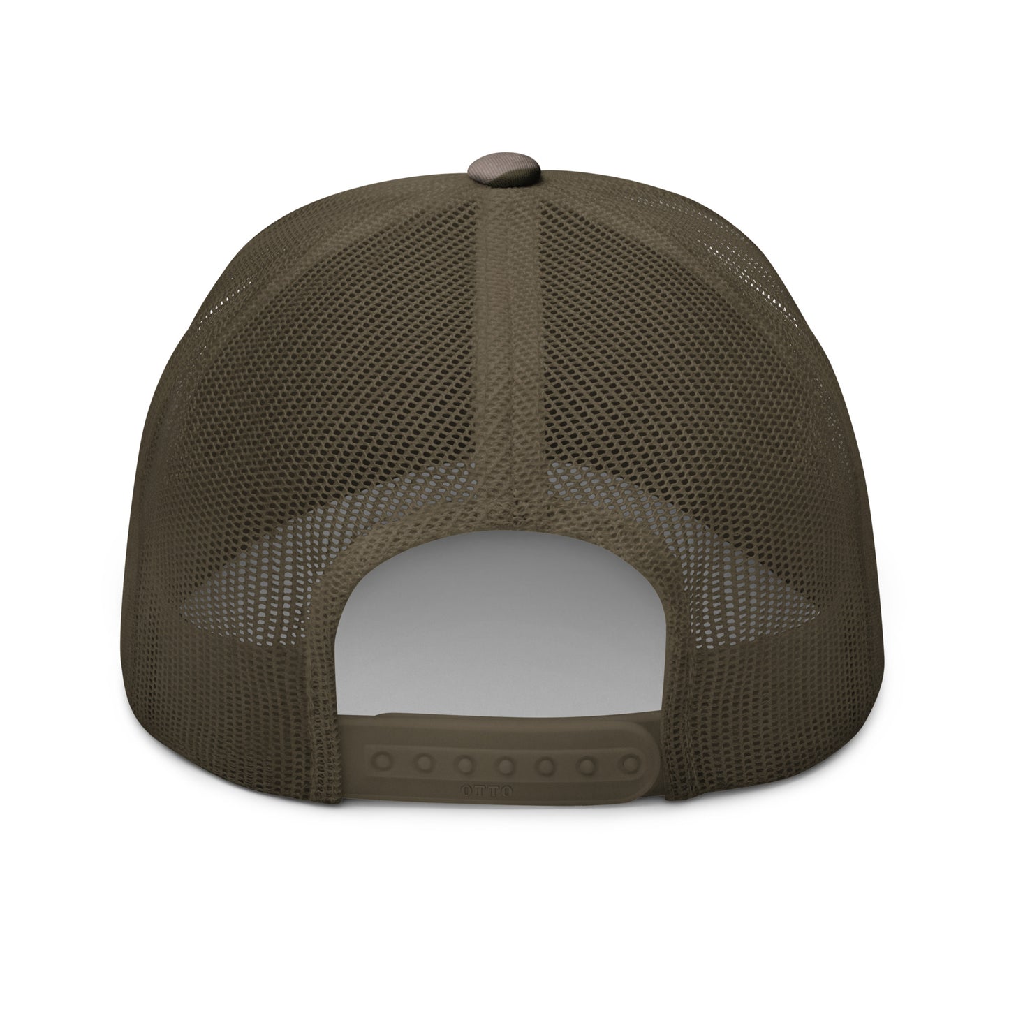 Bryce Canyon National Park Camo Hat - Otto 105-1247 Camo Trucker Hat - Back View - Color: Olive/Camo