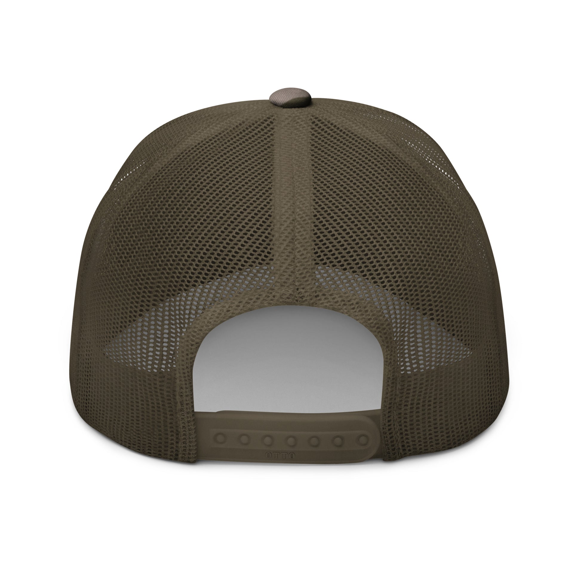 Bryce Canyon National Park Camo Hat - Otto 105-1247 Camo Trucker Hat - Back View - Color: Olive/Camo