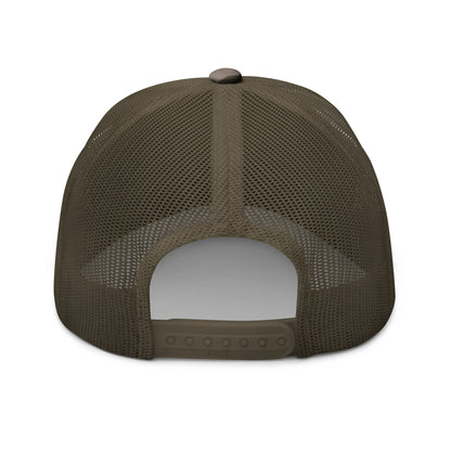 Bryce Canyon National Park Camo Hat - Otto 105-1247 Camo Trucker Hat - Back View - Color: Olive/Camo