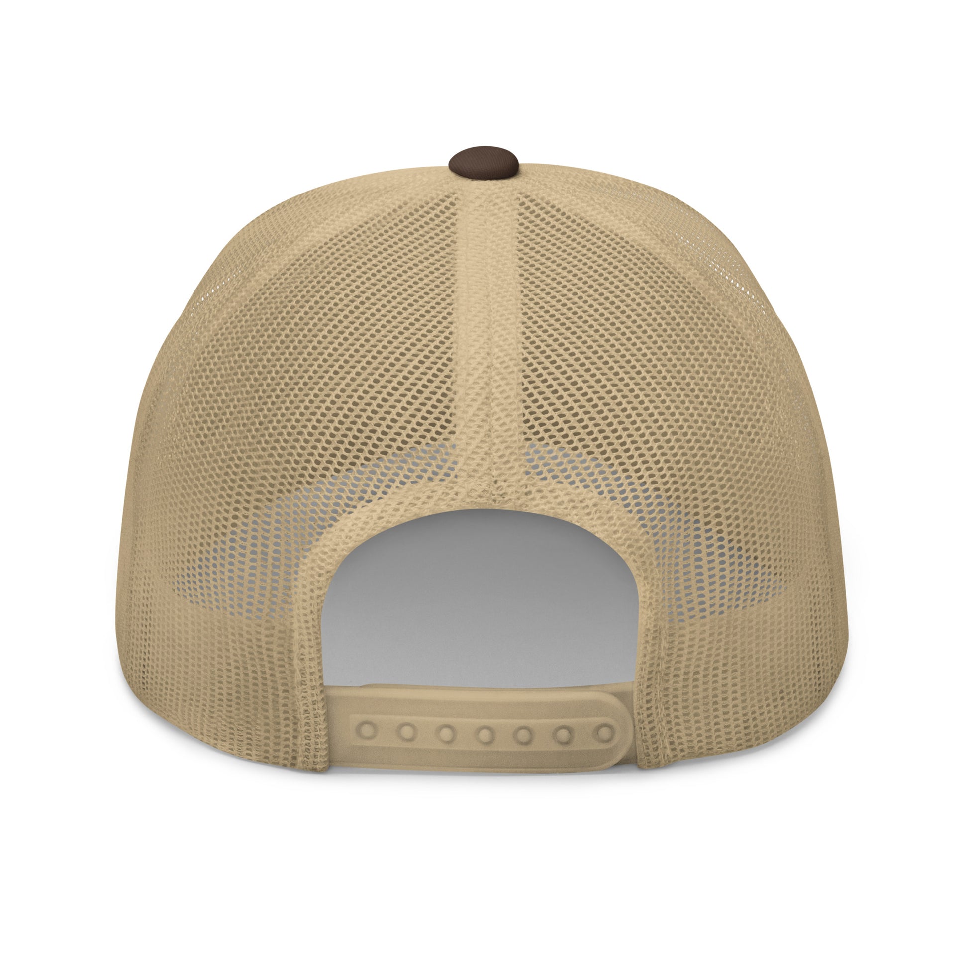 Channel Islands National Park Hat - Blue and Green Embroidered Patch on Front of hat - Yupoong 6606 Trucker Hat - Snapback View - Color: Navy
