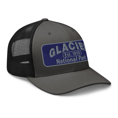 Glacier National Park Hat 6606 Charcoal/Black Side