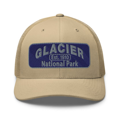 Glacier National Park Hat 6606 Khaki Front