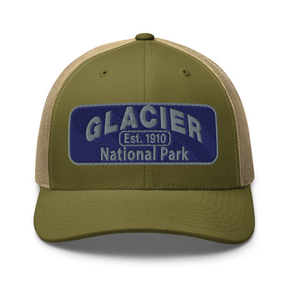 Glacier National Park Hat 6606 Moss/Khaki Front