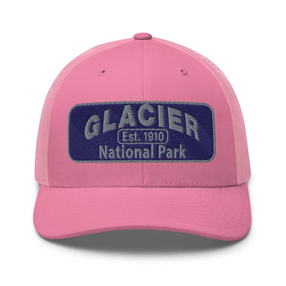 Glacier National Park Hat 6606 Pink Front