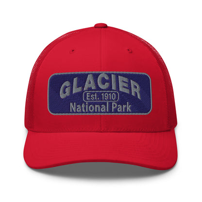 Glacier National Park Hat 112 Red Front