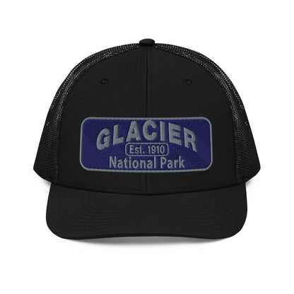 Glacier National Park Hat 112 Black Side
