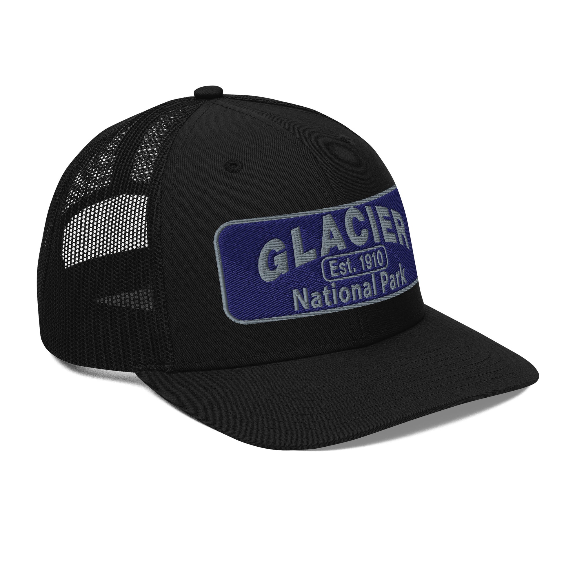 Glacier National Park Hat 112 Black Side