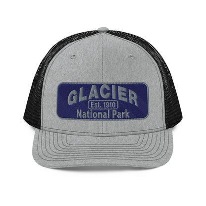 Glacier National Park Hat 112 Heatherl/Black Front