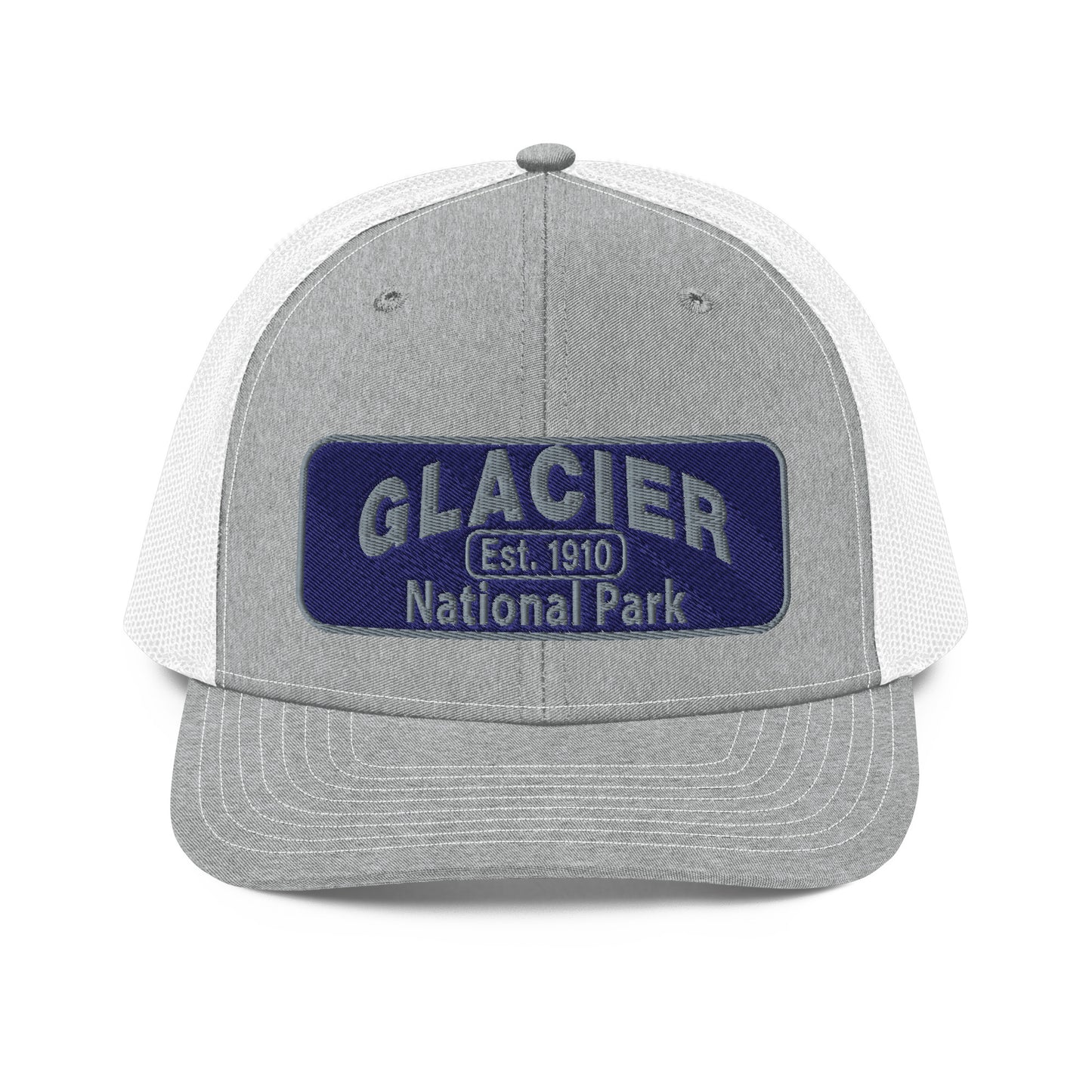 Glacier National Park Hat 112 Heatherl/White Front