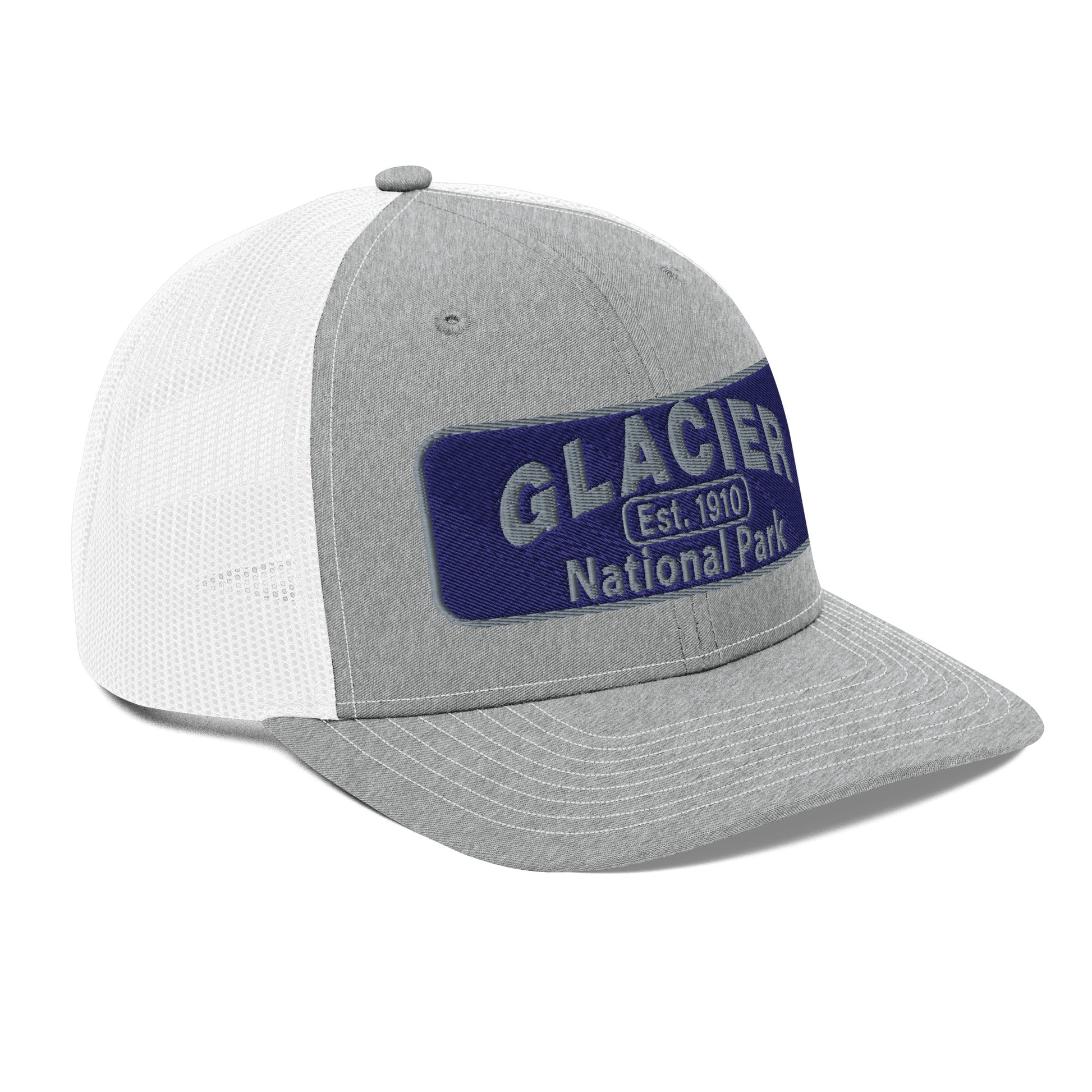Glacier National Park Hat 112 Heatherl/White Side