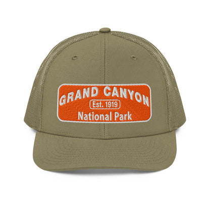 Grand Canyon National Park Logo Hat 112 Loden Front