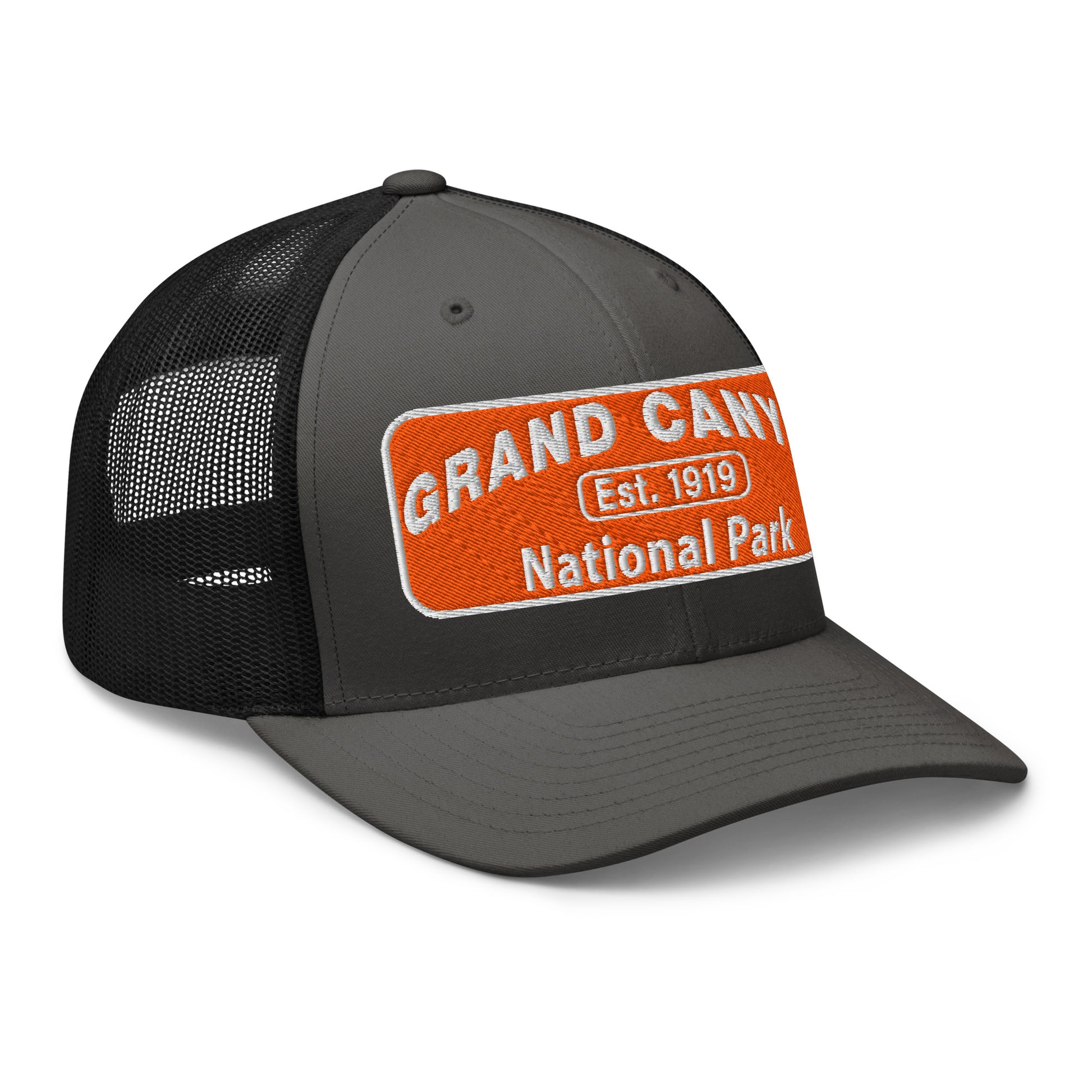 Grand Canyon National Park Hat 6606 Charcoal/Black Side