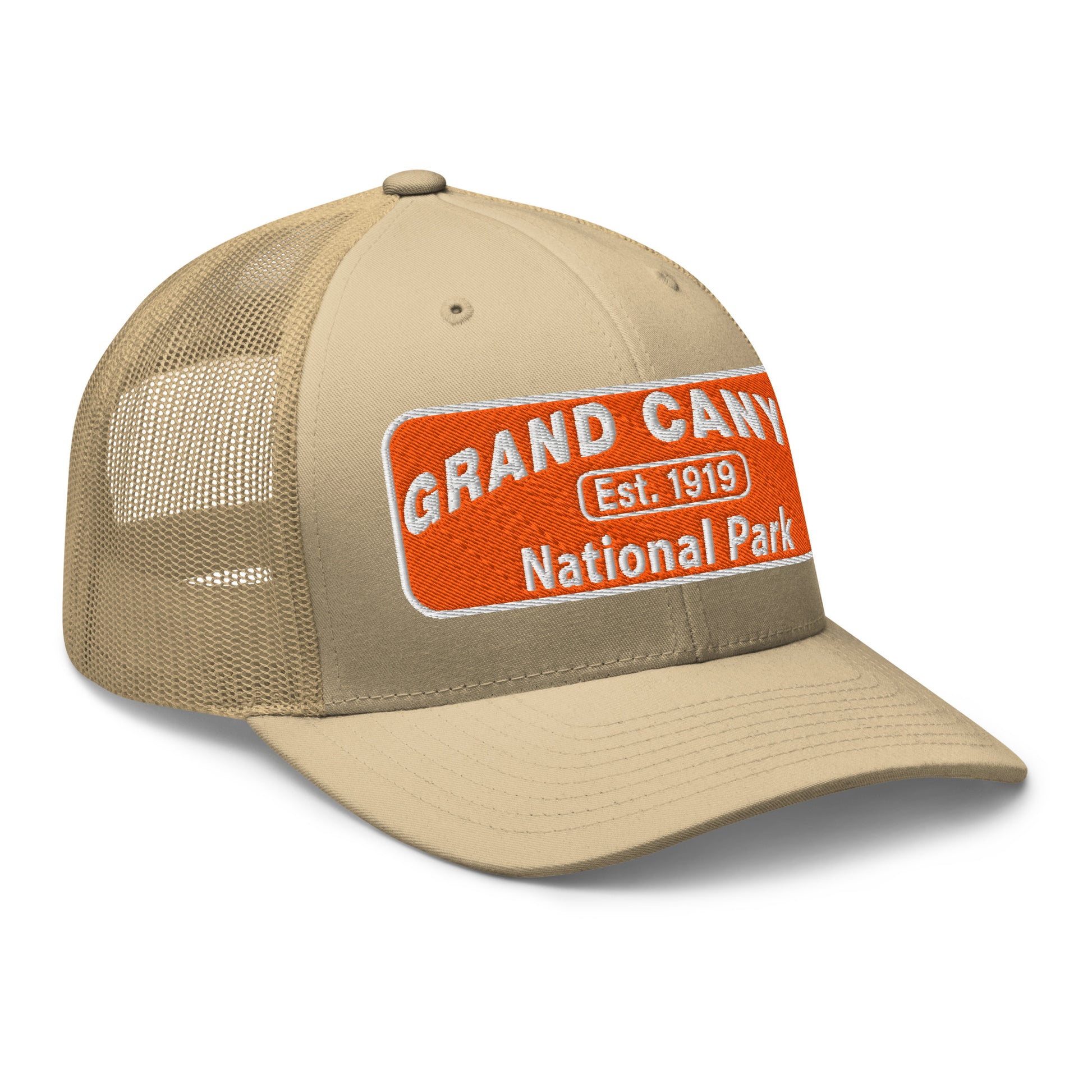 Grand Canyon National Park Logo Hat 6606 Heather/Black Side