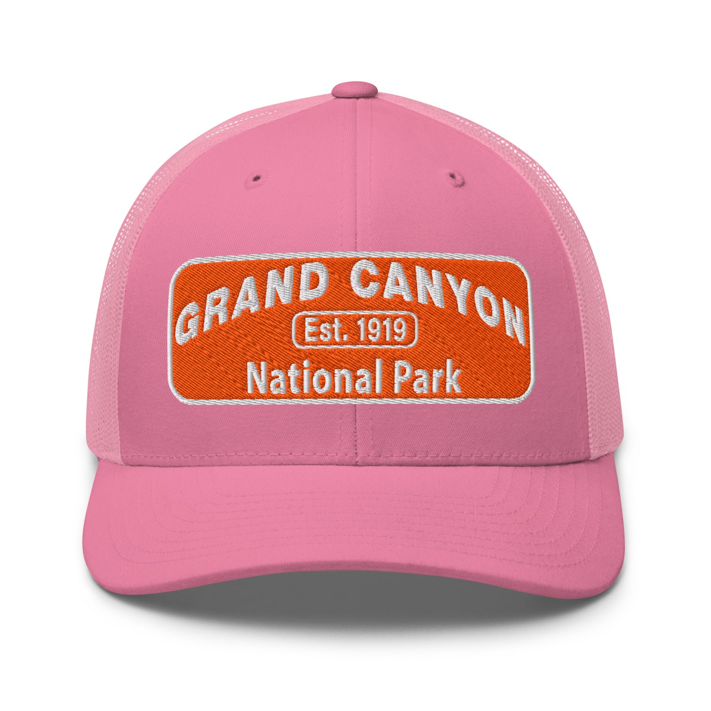 Grand Canyon National Park Logo Hat 6606 Pink Front