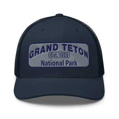 Grand Teton National Park Hat 6606 Moss Navyi Front View