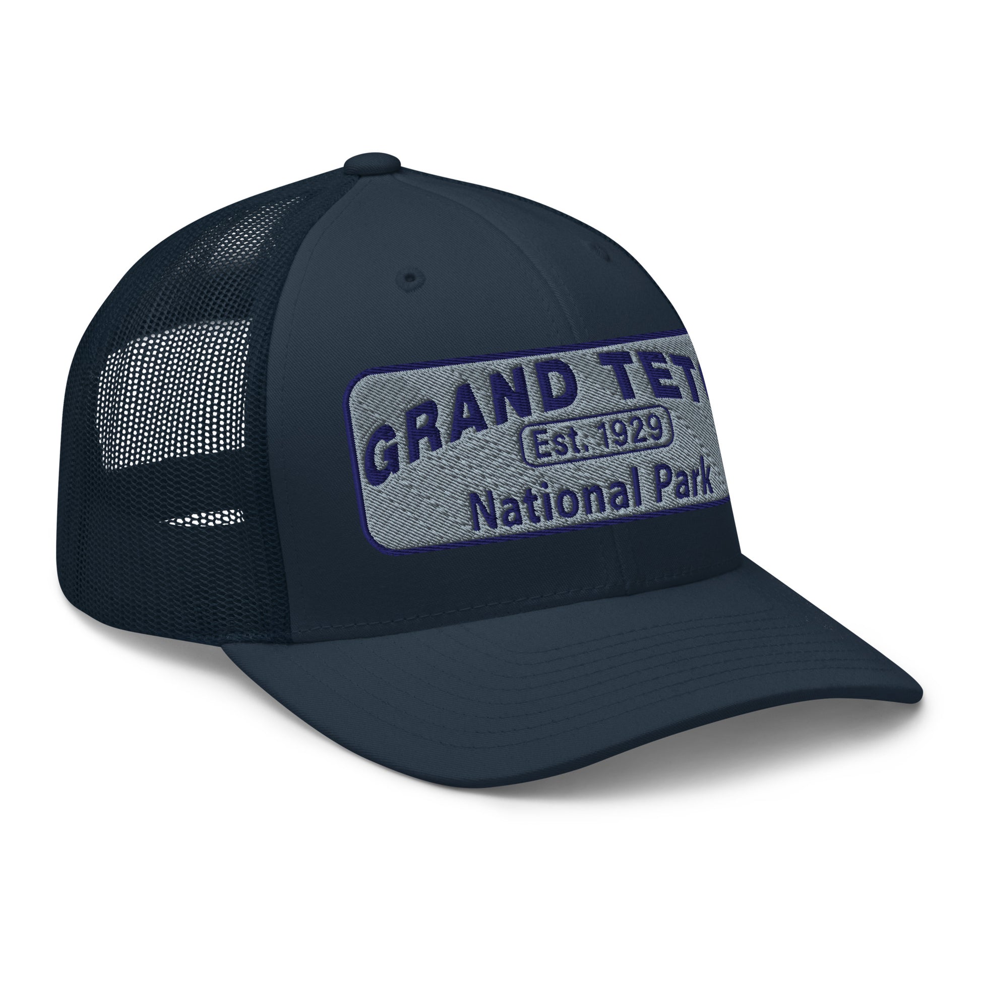 Grand Teton National Park Hat 6606 Moss Navyi Side View