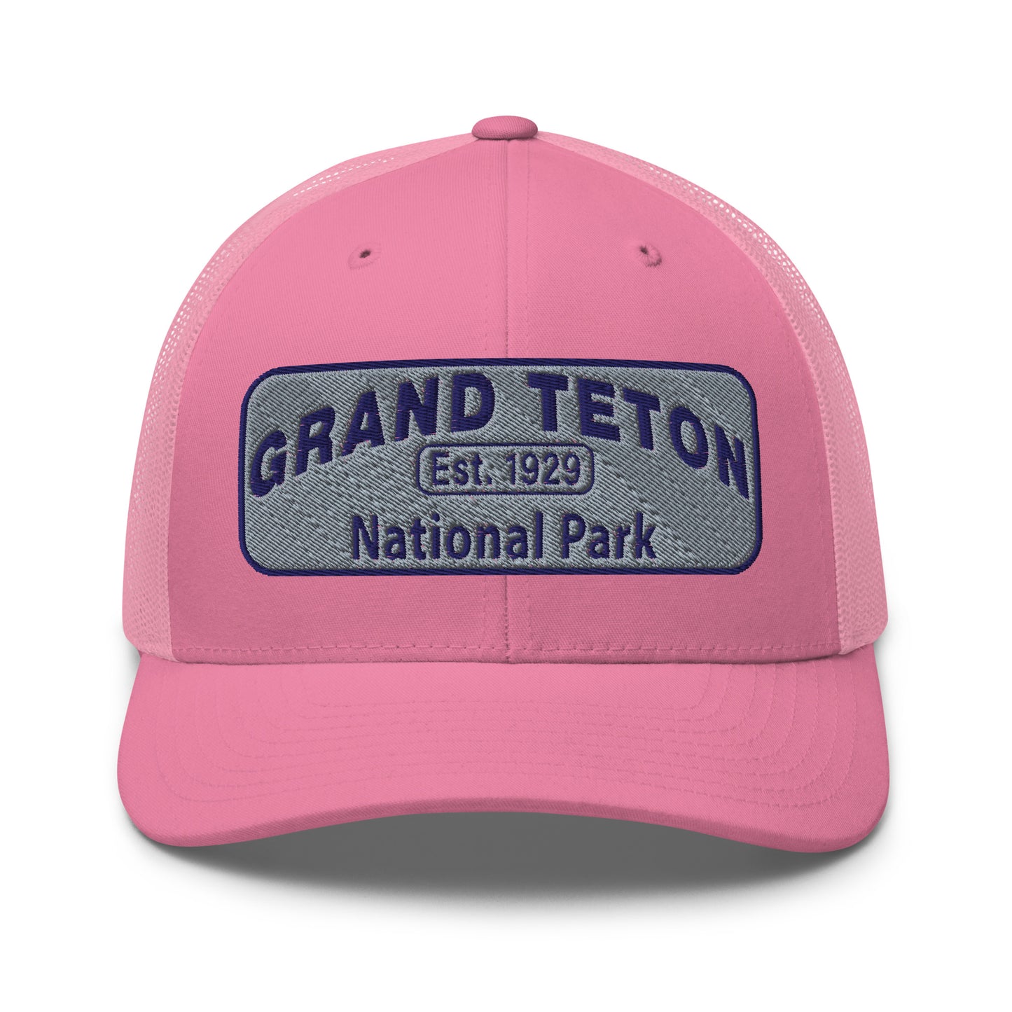 Grand Teton National Park Hat 6606 Pink Front View