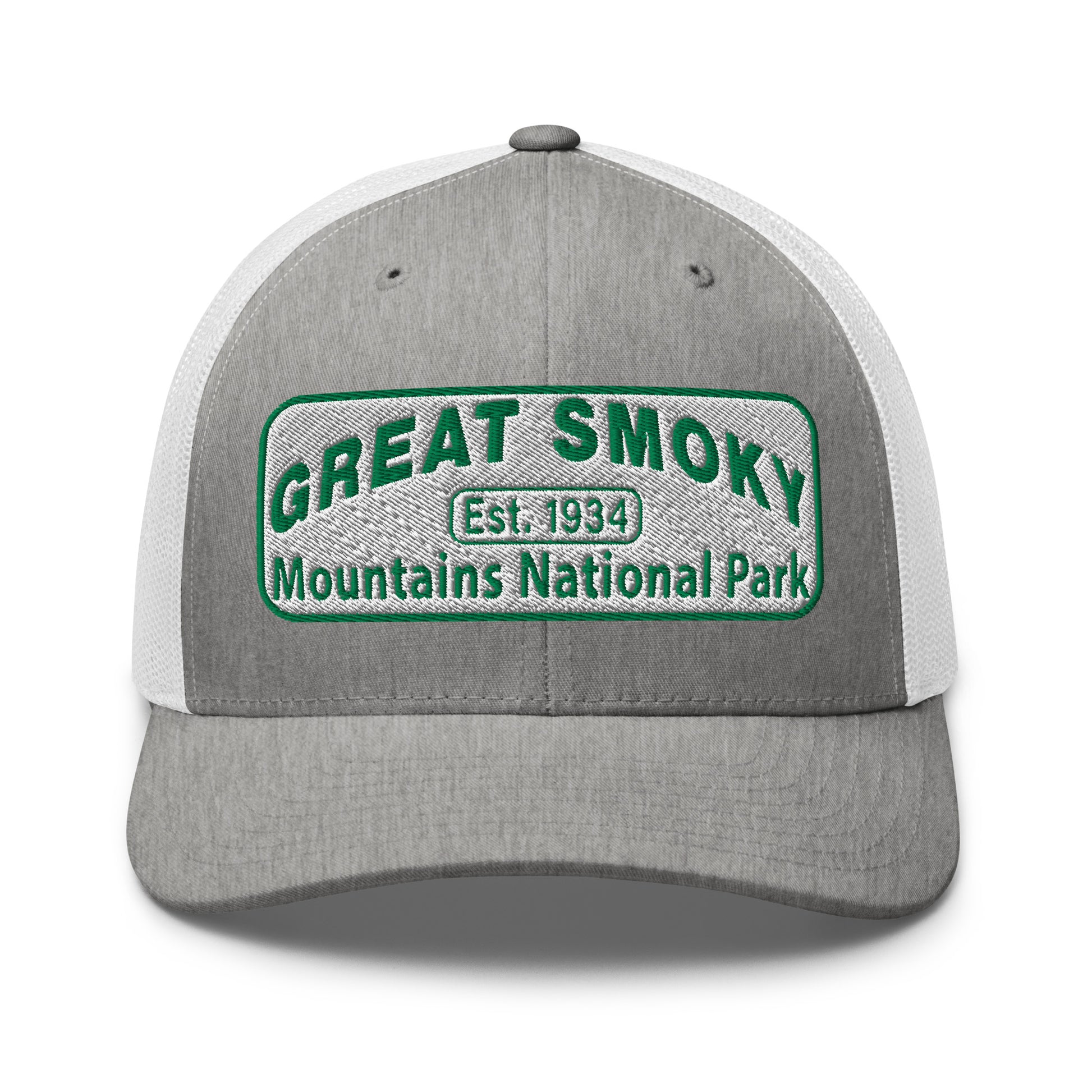 Great Smoky Mountain National Park Hat Gray/White