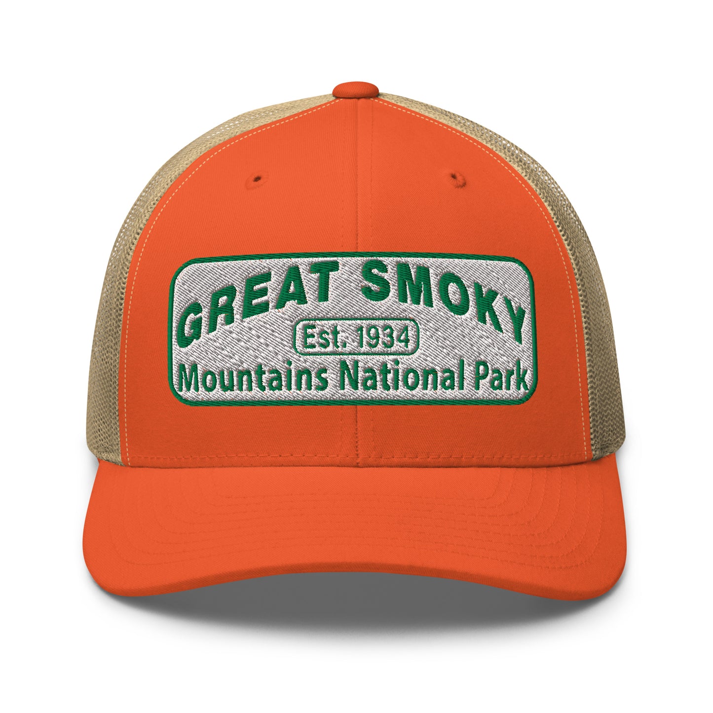 Great Smoky Mountain National Park Hat Orange