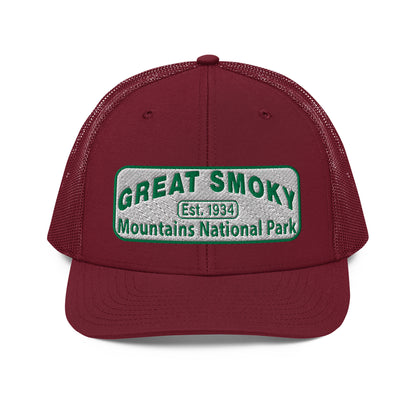 Great Smoky Mountains National Park Hat Richarson 112 Cranberry