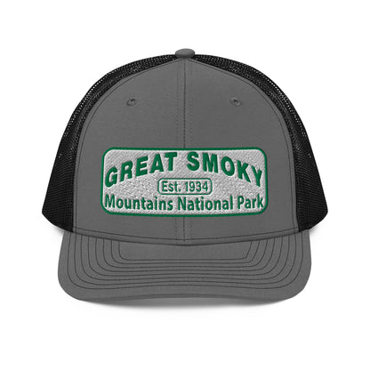 Great Smoky Mountains National Park Hat Richarson 112 Gray/Black