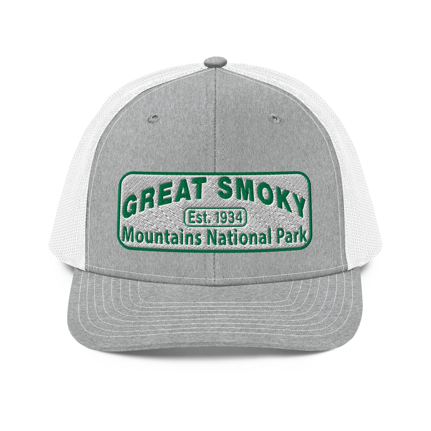 Great Smoky Mountains National Park Hat Richarson 112 Gray/White