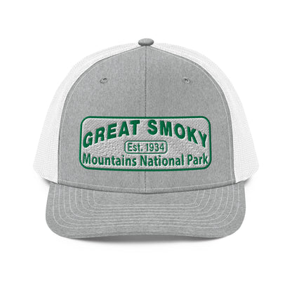 Great Smoky Mountains National Park Hat Richarson 112 Gray/White