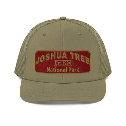 Joshua Tree National Park Hat - Richardson 112 - Front View - Loden
