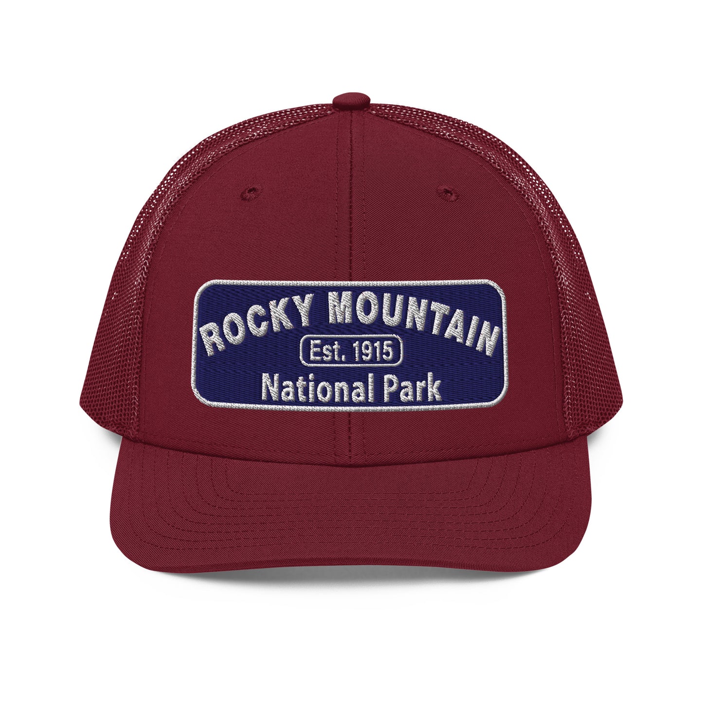 Rocky Mountain National Park Hat - Richardson 112 - Cardinal - Front View