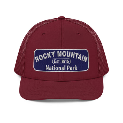 Rocky Mountain National Park Hat - Richardson 112 - Cardinal - Front View