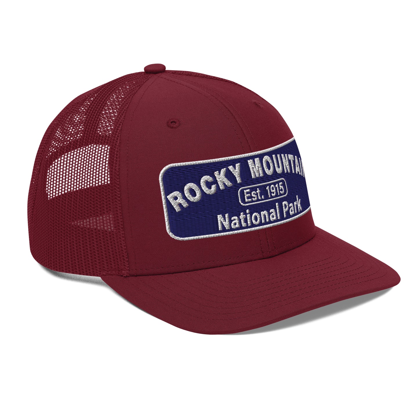 Rocky Mountain National Park Hat - Richardson 112 - Cardinal - Side View