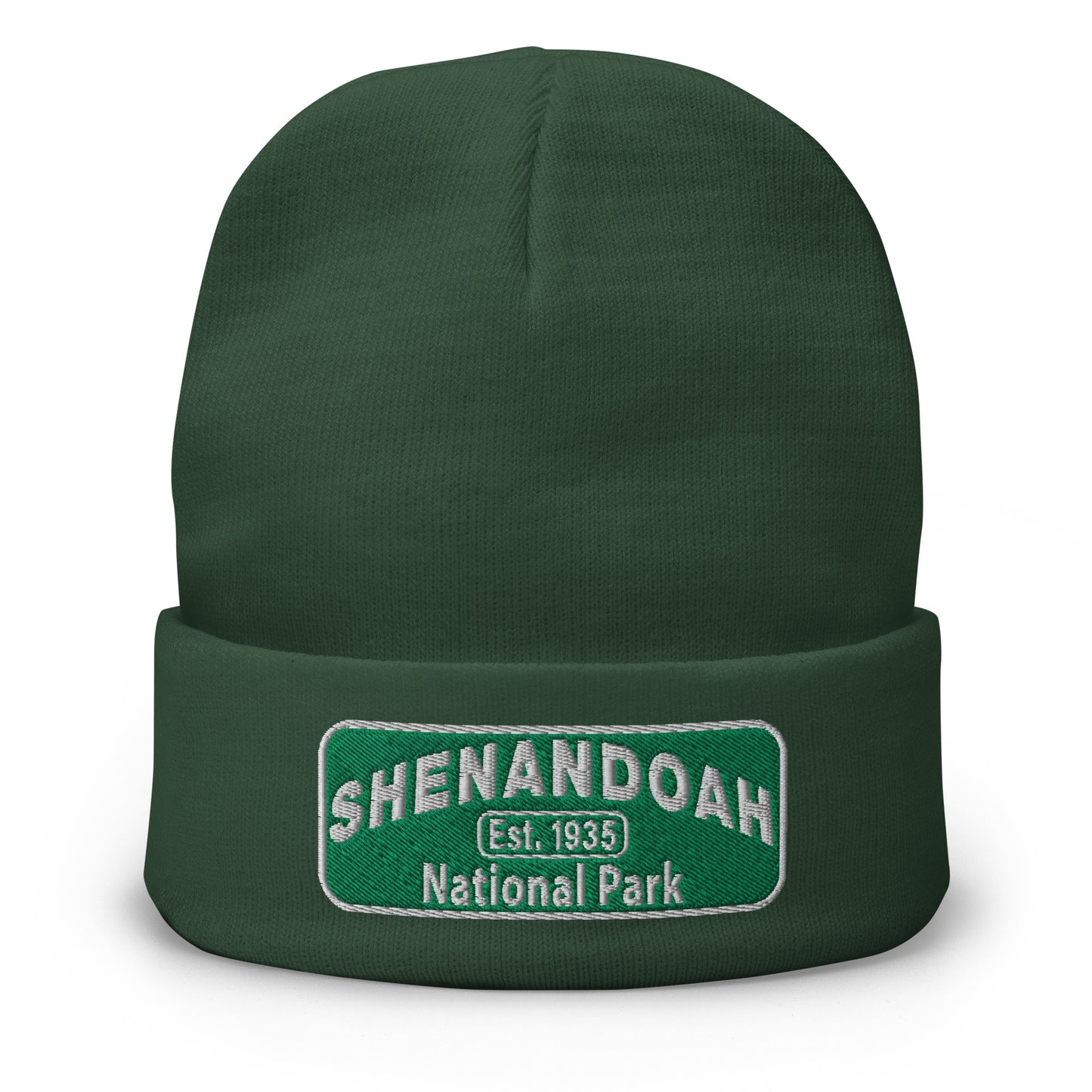 Shenandoah National Park Beanie - Otto 82-480 Beanie - Color: Dark Green