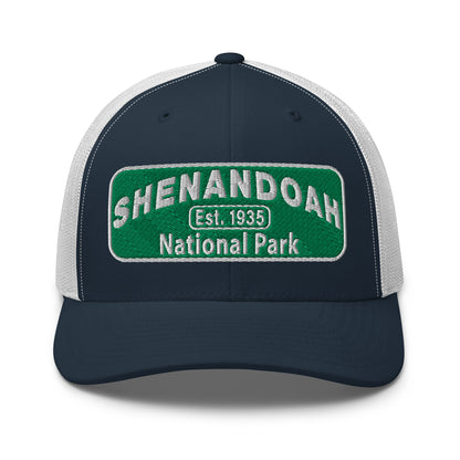 Shenandoah National Park Hat 6606 Blue/White Front
