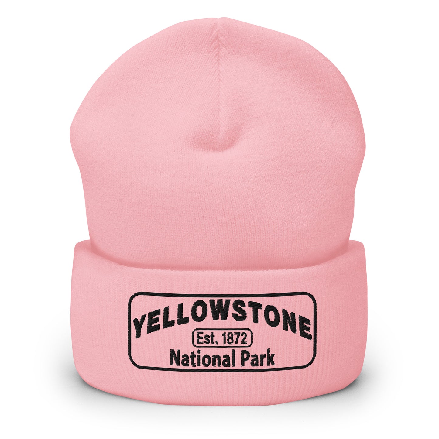 Yellowstone National Park Beanie - Gold Embroidery - Yupoong 1501KC