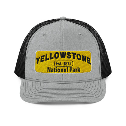 Yellowstone National Park Hat 112 Charcoal/Black Front