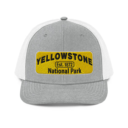 Yellowstone National Park Hat 112 Grey/White Front