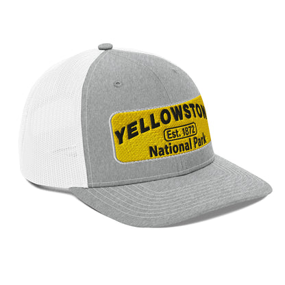 Yellowstone National Park Hat 112 Charcoal/Black Side