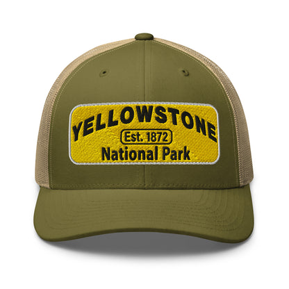 Yellowstone National Park Hat 112 Moss Front